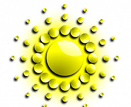 太陽矢量圖像