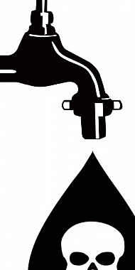 矢量圖水污染