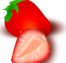 草莓矢量插画