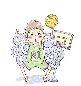 籃球男孩圖片