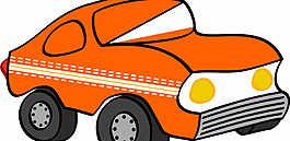玩具車的矢量圖形