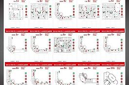 医院消防疏散图图片