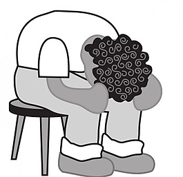 小男孩哭的矢量剪貼畫