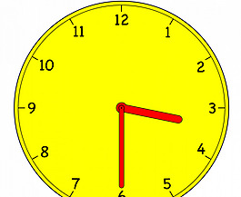 模擬時(shí)鐘的矢量圖形