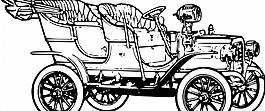 T型車1906矢量圖像