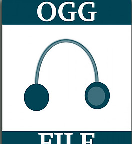 Ogg文件的Web矢量圖標