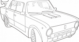 調諧拉達VAZ 2101矢量