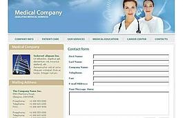 醫院網頁模板圖片