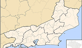 里約熱內(nèi)盧地區(qū)的地圖 矢量圖