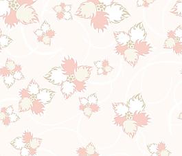 經典花草花紋底紋圖片