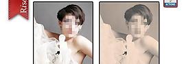 人物淡彩灰調(diào)調(diào)色動(dòng)作圖片