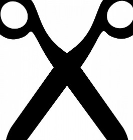 剪刀圖標(biāo)矢量圖像