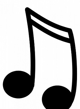 向量的一個(gè)音符的插圖