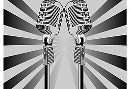 麥克風的矢量圖像