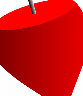 旋轉(zhuǎn)的陀螺 矢量圖