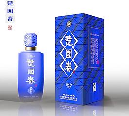 白酒包裝（展開圖）圖片