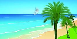 夏日海灘圖片