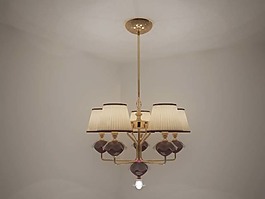 古典的吊燈模型