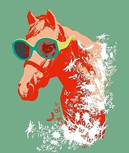奔騰的馬圖片