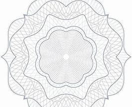 文憑證書(shū)防偽花紋設(shè)計(jì)圖片