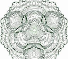 文憑證書(shū)防偽花紋設(shè)計(jì)圖片