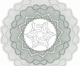 文憑證書防偽花紋設(shè)計圖片