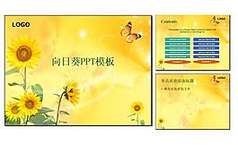 向日葵PPT模板