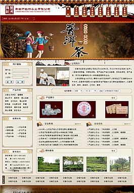企业网站PSD