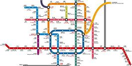 北京地鐵效果圖 地鐵路線