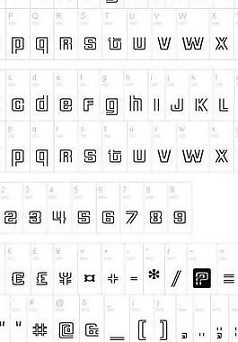 最新字體圖片