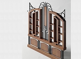 古典的室內(nèi)裝修模型