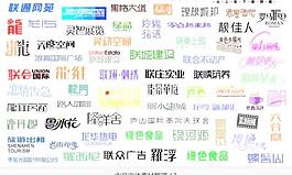 大量文字字體矢量圖