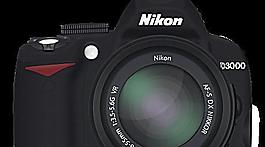 nikon_d3000單反相機psd分層素材