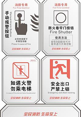 消防安全標示牌
