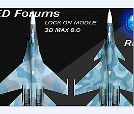 LOCK ON ED SU-27SU-33模型