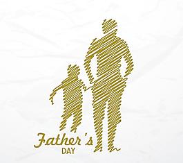 手繪父親節(jié)海報(bào)