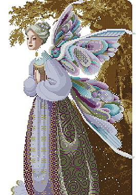 天使十字绣