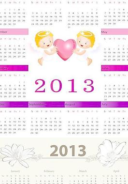 天使2013日历