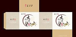 大閘蟹禮盒模板矢量素材cdr