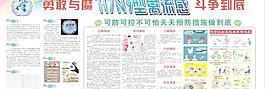h7n9型禽流感宣傳展板矢量素材cdr