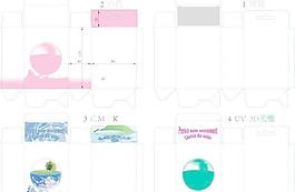 環(huán)保主題包裝盒矢量圖ai