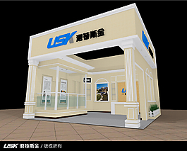 港特斯金展会效果图