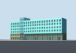 現(xiàn)代公共建筑3d效果圖