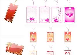 精美標簽卡片矢量圖