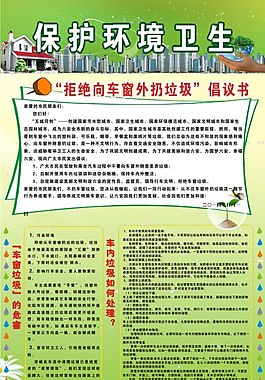 保護(hù)環(huán)境衛(wèi)生做文明人