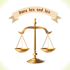法律天平矢量圖片 AI