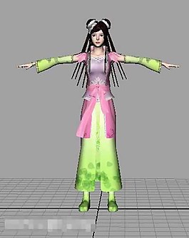 古代美女模型