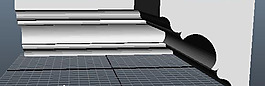 建筑白色模型
