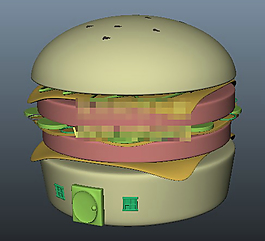 3D漢堡模型