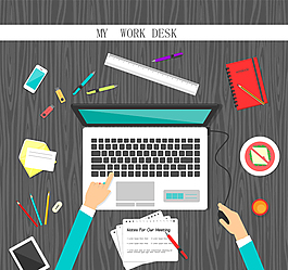 卡通設(shè)計(jì)辦公桌